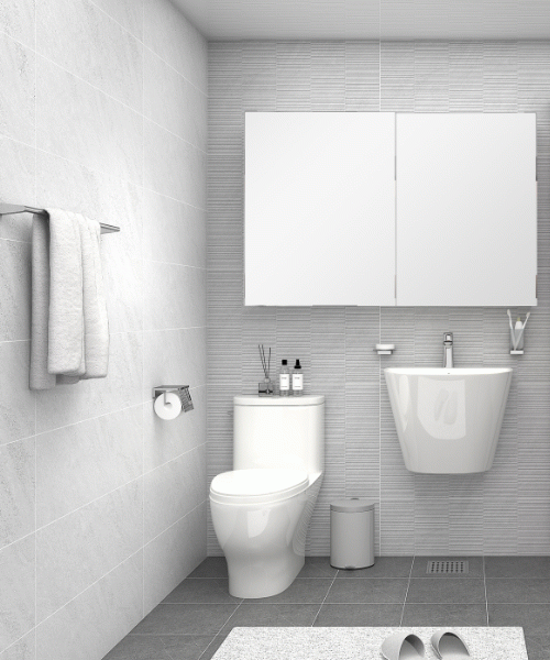 욕실 거실 아트월 벽 베이스 250x750 클리프 화이트 타일